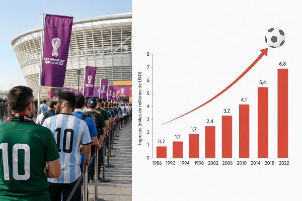 Cómo la FIFA gana miles de millones con las entradas del Mundial