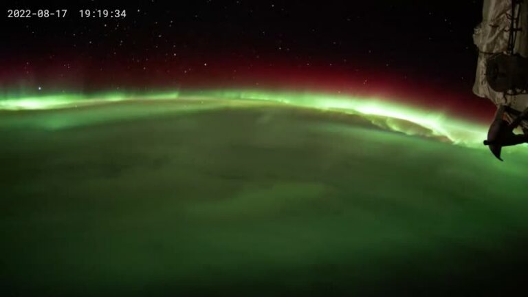 Auroras australes desde la Estación Espacial Internacional: el espectacular video de la NASA